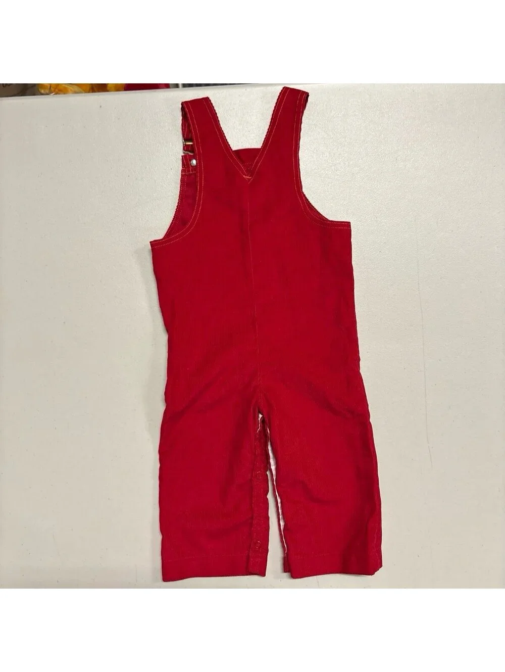 VINTAGE CARTER’S RED CORDUROY OVERALL 24 MONTHS MADE USA